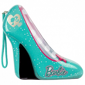 Набор детской декоративной косметики из серии Barbie, в зеленой туфельке (Markwins, 9600651)